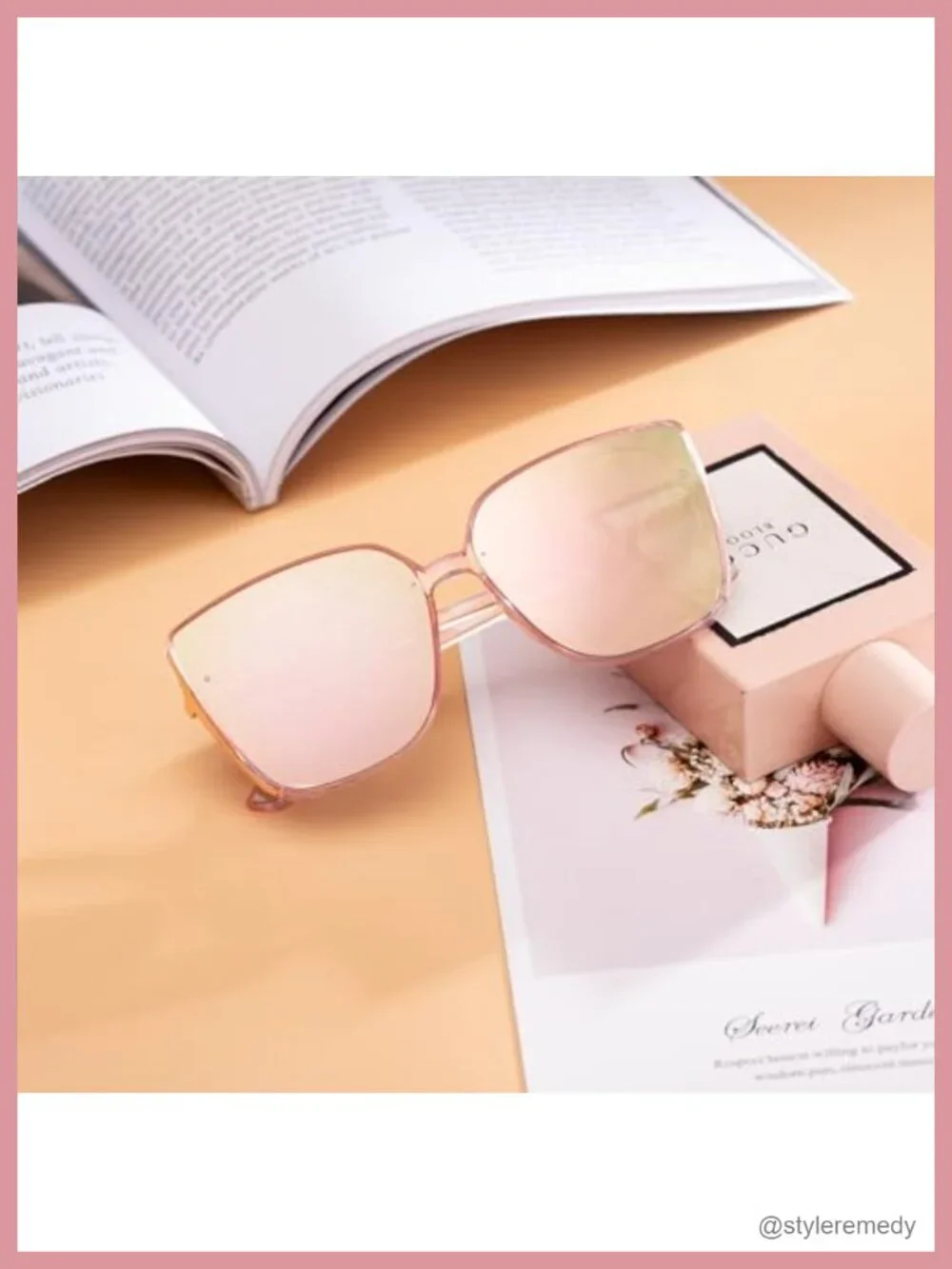 Trendy Oversized Square Sunglasses UV400 Protection Unisex